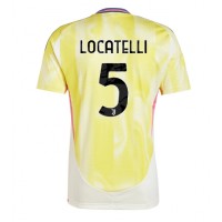 Juventus Manuel Locatelli #5 Vieraspaita 2024-25 Lyhythihainen